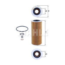 BMW Engine Oil Filter - Mahle 11427788460