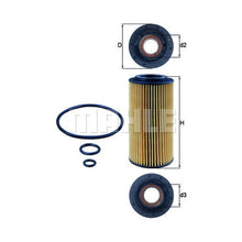 Mercedes Oil Filter Kit - Mahle/Behr 6131800009