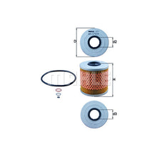 BMW Engine Oil Filter Kit - Mahle OX91D