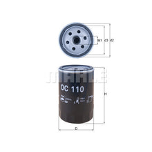 Mercedes Engine Oil Filter - Mahle OC110