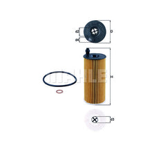 BMW Engine Oil Filter Kit - Mahle 11428507683