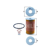 Mercedes Oil Filter Kit - Mahle/Behr 0001800009