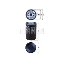 Saab Engine Oil Filter - Mahle OC479