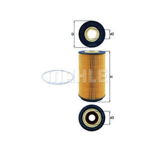 Audi VW Engine Oil Filter - Mahle 07C115562E