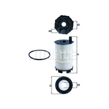 Audi VW Engine Oil Filter Kit - Mahle 079198405E