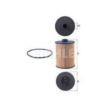 Porsche VW Engine Oil Filter Kit - Mahle OX983DECO
