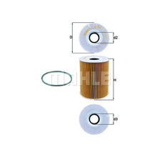 Porsche Engine Oil Filter - Mahle OX254D4ECO