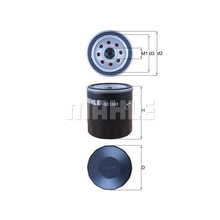 Jaguar Land Rover Engine Oil Filter - Mahle OC1063
