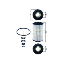 Mercedes Engine Oil Filter - Mahle 0001802609