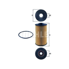 BMW Engine Oil Filter Kit - Mahle 11427510717