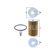 BMW Engine Oil Filter Kit - Mahle OX1271D