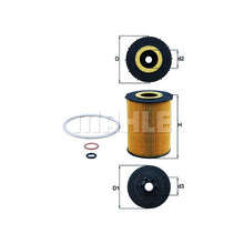 BMW Engine Oil Filter - Mahle 11427542021