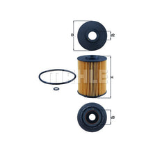 VW Engine Oil Filter Kit - Mahle 077115562ML
