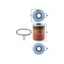 BMW Engine Oil Filter - Mahle 11421730389