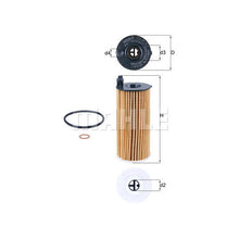 BMW Engine Oil Filter Kit - Mahle 11428575211