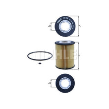 Mercedes Engine Oil Filter - Mahle OX380D