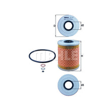 BMW Engine Oil Filter Kit - Mahle 11427833769