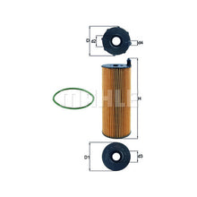 Audi VW Engine Oil Filter Kit - Mahle 057115561M