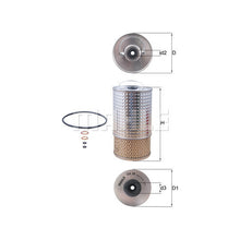 Mercedes Engine Oil Filter - Mahle OX38D