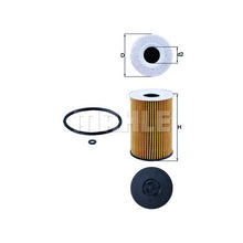 Audi VW Oil Filter - Mahle 03N115562B