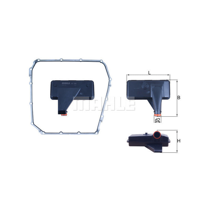 Audi VW Porsche DSG Transmission Internal Filter - Mahle HX 185D