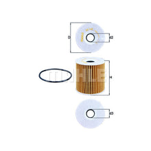 Volvo Engine Oil Filter - Mahle 1275810