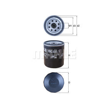 Land Rover Engine Oil Filter - Mahle OC2371
