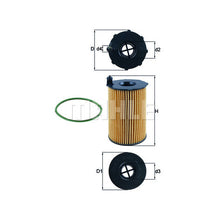 Audi Porsche VW Engine Oil Filter Kit - Mahle OX420DECO