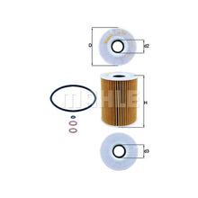 BMW Engine Oil Filter Kit - Mahle 11427837997