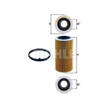 Audi Oil Filter Kit - Mahle 06D115562