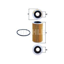 Volvo Engine Oil Filter - Mahle 8692305