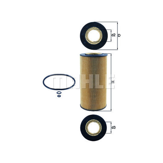 Mercedes Engine Oil Filter - Mahle 6061800009