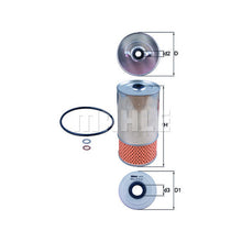 Mercedes Engine Oil Filter Kit - Mahle 0001802509