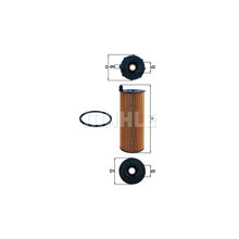 Audi VW Oil Filter - Mahle OX196/1D