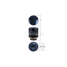 Audi VW Engine Oil Filter - Mahle OC593/4