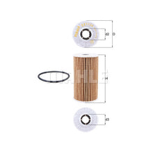 Jaguar Land Rover Engine Oil Filter - Mahle OX1138D