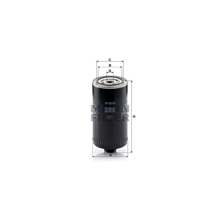 Volvo VW Engine Oil Filter - Mann W950/4