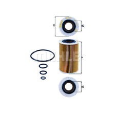 Mercedes Engine Oil Filter - Mahle 0001802809