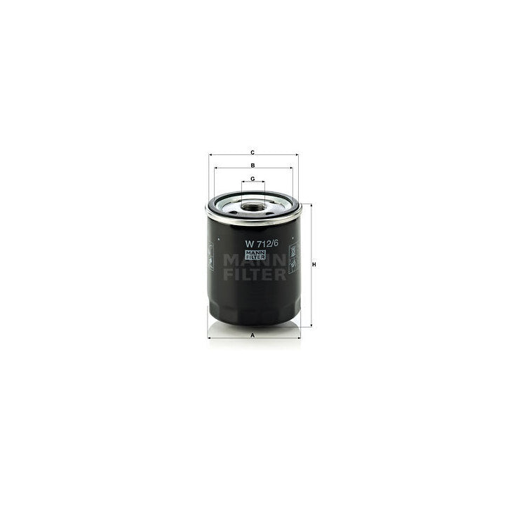 BMW Oil Filter - Mann 11421258038