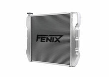 Universal Stock Car Radiator - Top Outlet Pipe Left / Bottom Outlet Pipe Right [Pressed Tank]