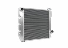Universal Stock Car Radiator - Top Outlet Pipe Left / Bottom Outlet Pipe Right [Pressed Tank]