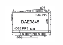 Daewoo Magnus / Evanda Petrol 2002-2006 [Slip-in Fan Mount]