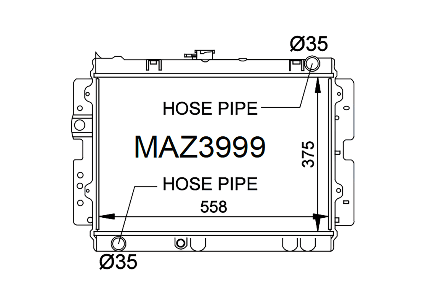 Ford Courier 4Cyl Petrol 1985-1993 [Short Core]