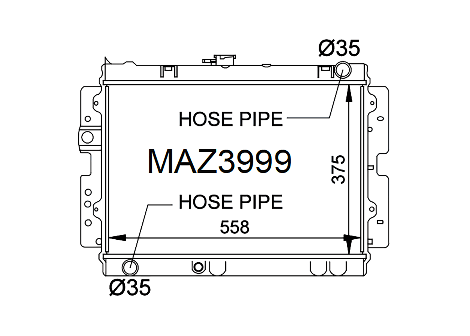 Ford Courier 4Cyl Petrol 1985-1993 [Short Core]