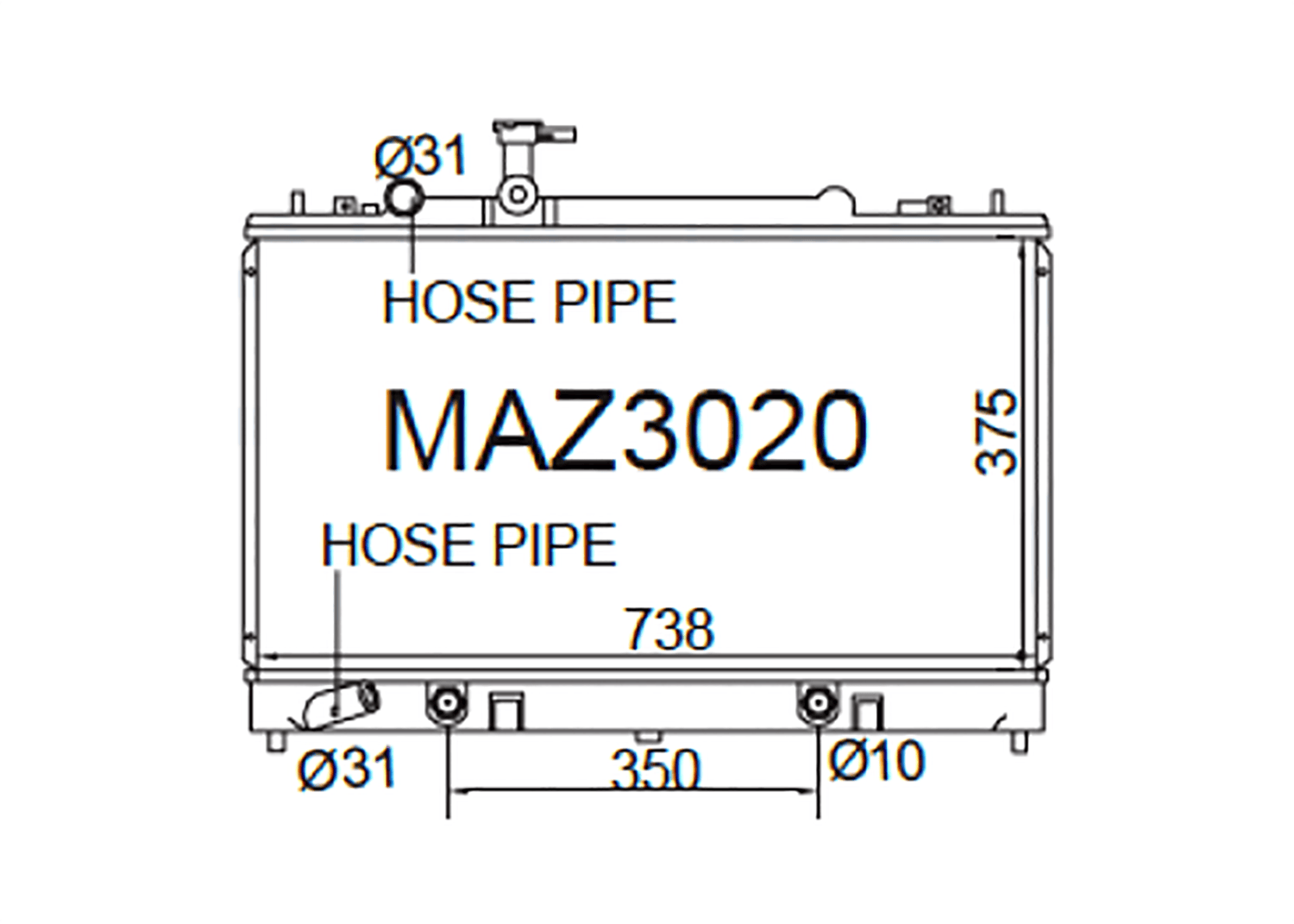 Mazda 6 / Atenza [GG] 4Cyl Petrol 2002-2008 [No Bleed Pipe]