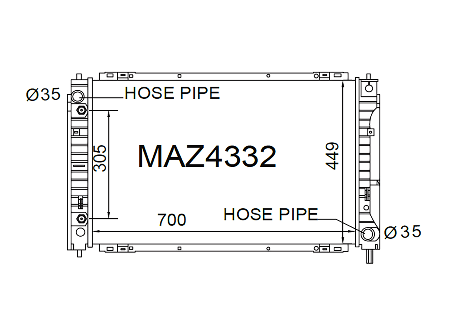 Mazda Tribute EP 2.0L 4cyl 2001-2006
