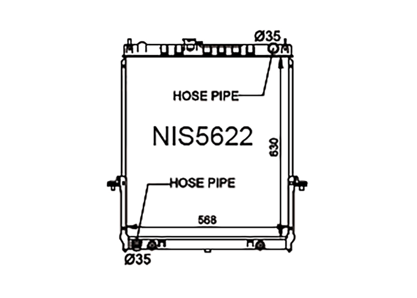 Nissan Patrol / Safari GU Y61 3.0L Diesel 2002-2016 [No Bleed Pipe]