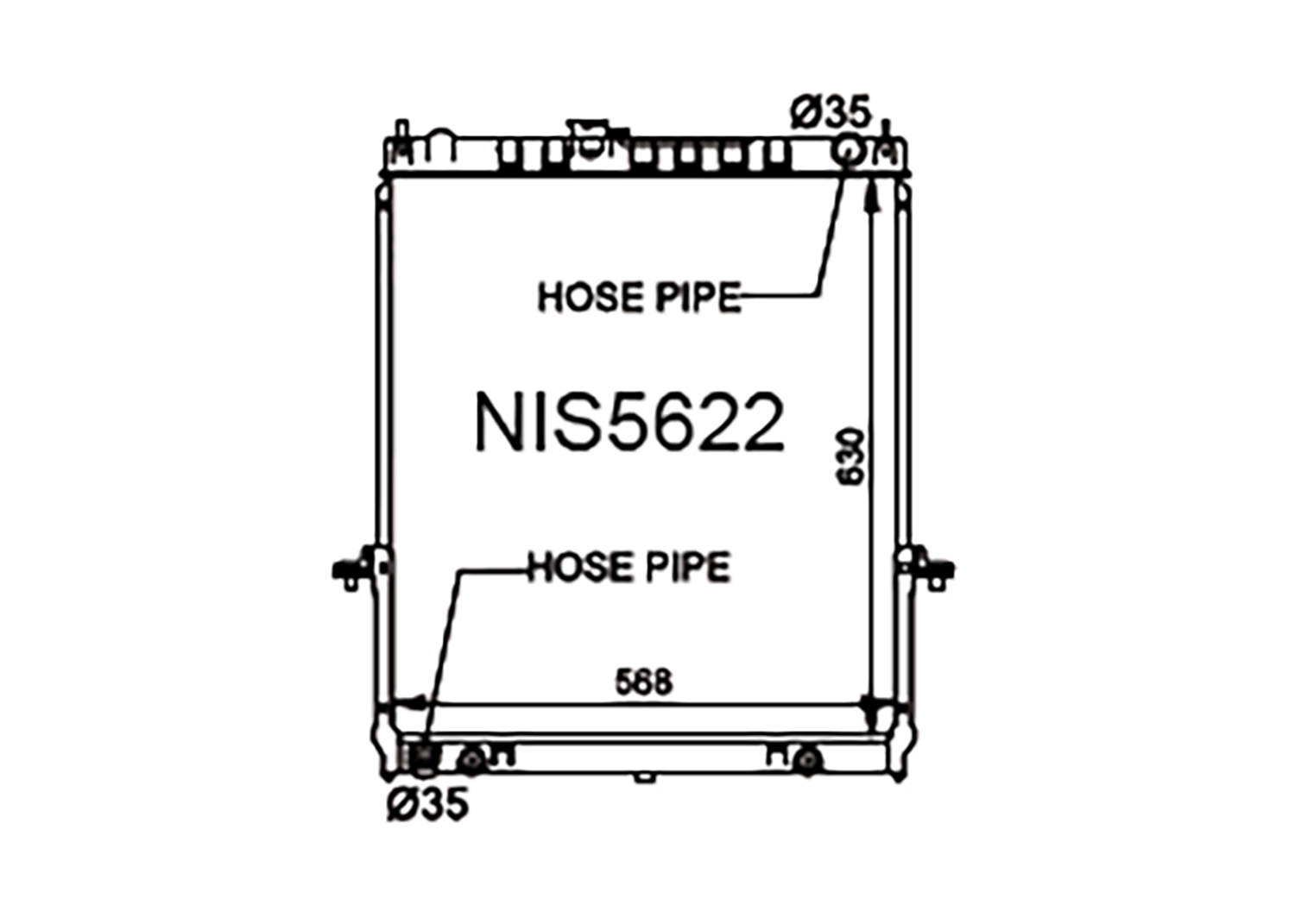 Nissan Patrol / Safari GU Y61 3.0L Diesel 2002-2016 [No Bleed Pipe]