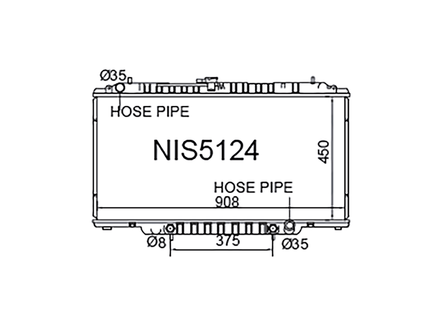 Nissan Patrol / Safari GU Y61 4.5L Petrol 1997-2002 [No Bleed Pipe]