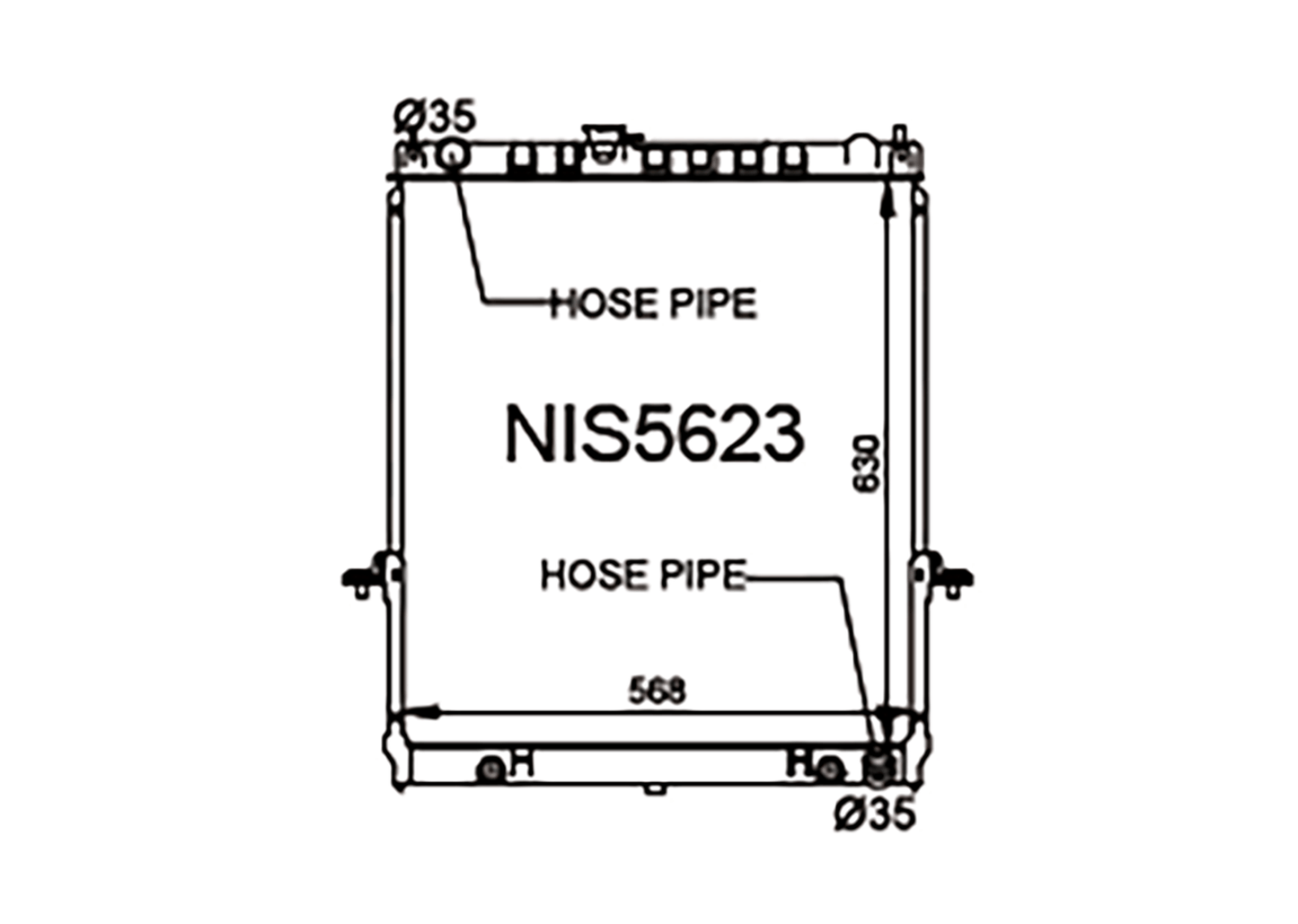 Nissan Patrol / Safari GU Y61 4.8L Petrol 2002-2016 [No Bleed Pipe]